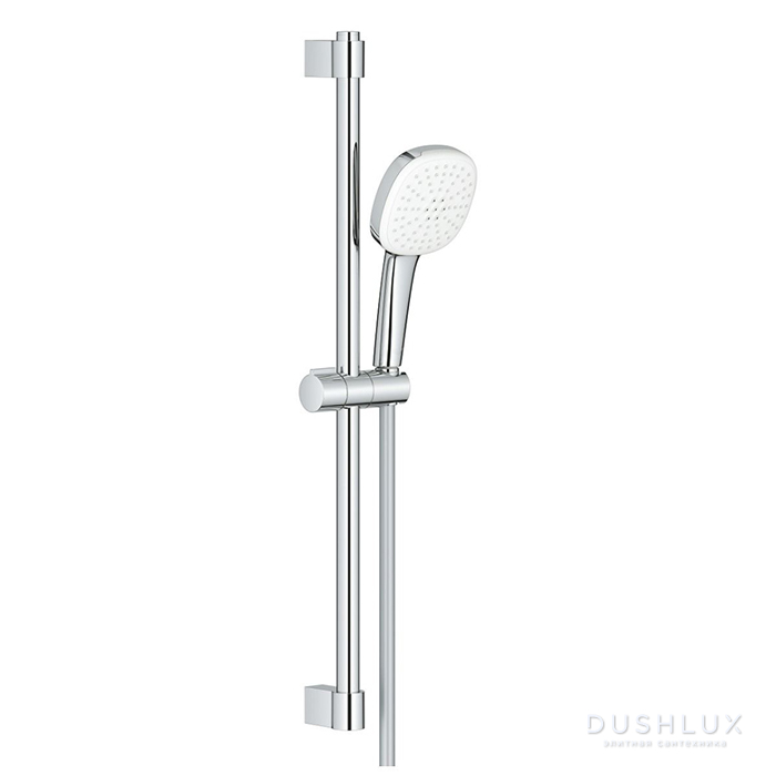 Фото Grohe Tempesta Cube 110 Душевой гарнитур: душевая штанга 60см и шланг 175см., цвет: хром