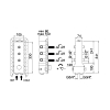 TREEMME 22mm Термостат для душа встраиваемый, 3 потребителя, цвет: нержавеющая сталь