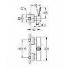 Grohe Eurocube Joy, Смеситель для душа, цвет: хром