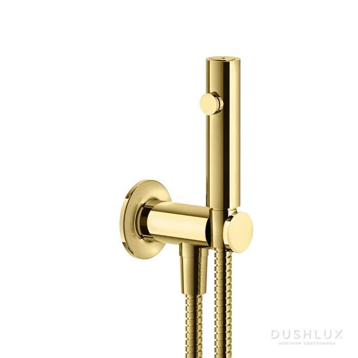 Фото Gessi Inciso Гидроёршик, настенный, 1/2". цвет: золото