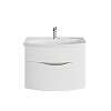 Kerama Marazzi Riva Тумба 80см., подвесная, с раковиной, цвет: белый матовый