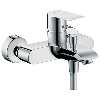 Hansgrohe Metris Смеситель для ванны, настенный, излив 180мм, переключатель вакумный, цвет: хром