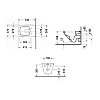 Duravit DuraStyle Комплект: унитаз подвесной 54x37см, 255209 + сиденье с микролифтом 006379, цвет: белый