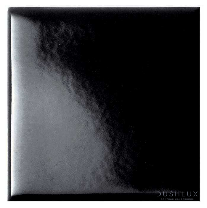 Фото Mutina Din Керамогранит 15х15 см, универсальный, цвет: black glossy