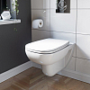 Duravit D-Code Унитаз 35.5x54.5см., подвесной, с сиденьем микролифт, цвет: белый глянцевый