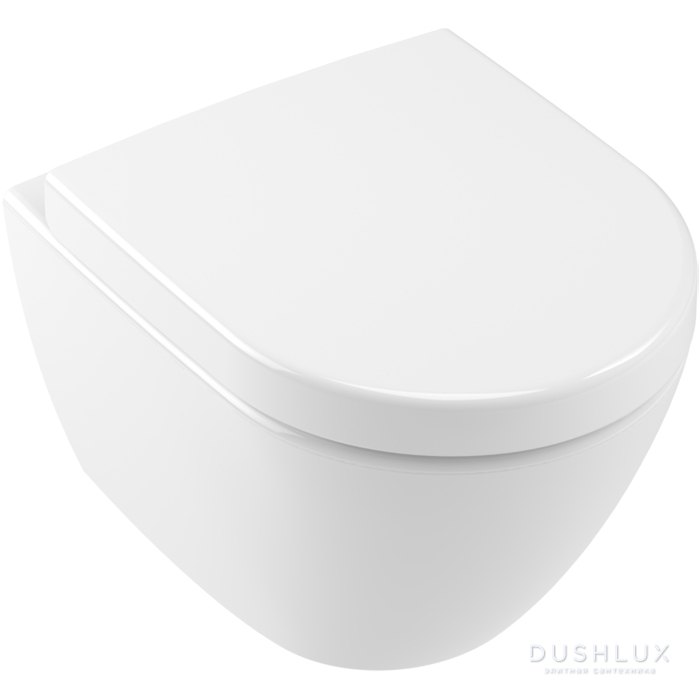 Фото Villeroy&Boch Subway 3.0 Унитаз 48х35см., подвесной, Rimless, цвет: белый