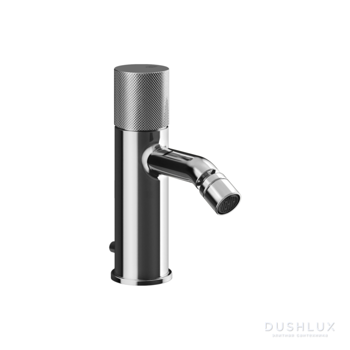 Фото Gessi Habito Diamantao Смеситель для биде, 1 отв., с донным клапаном, цвет: хром