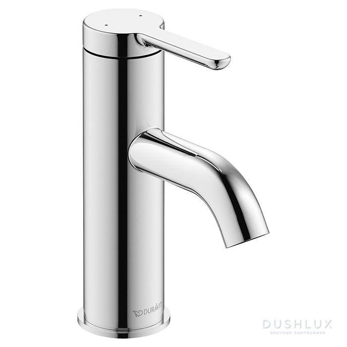 Фото Duravit C.1 Смеситель для раковины, 1 отв., излив 91 мм, цвет: хром