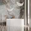 Salini Perla Ванна 170x80см., отдельностоящая, S-Stone, цвет: белый матовый