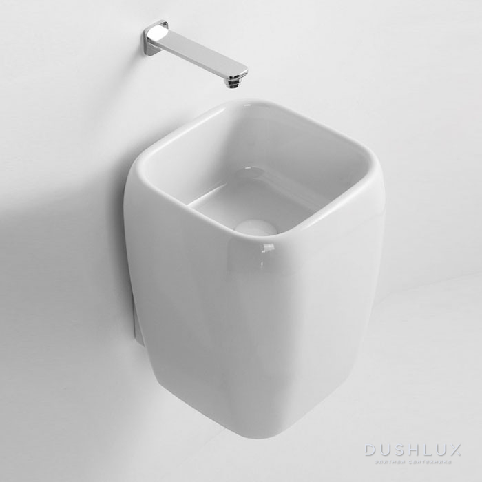 Cielo Shui Раковина 36х39х45 см, без отв., с полупьедесталом, подвесная ...