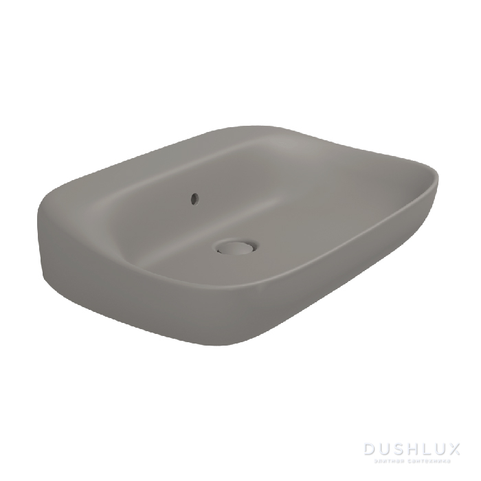 Фото Flaminia Fluo Раковина 70x49xh20см., подвесная, с 1 отв., цвет: cenere