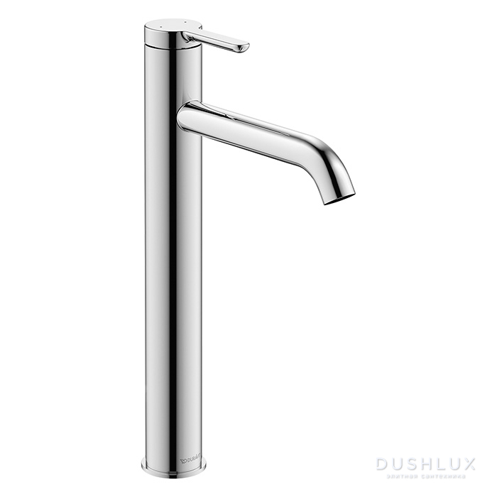 Фото Duravit C.1 Смеситель для раковины, высокий, 1 отв., излив 166 мм, цвет: хром