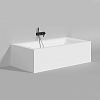 Salini Ariosa Axis Ванна 210x100x65см., встраиваемая, S-Stone, с донным клапаном "Click-Clack", сифоном, слив-переливом, ножками, цвет: белый матовый