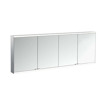 Emco Prime Зеркальный шкаф 180см., с подсветкой LED 2 Facelift навесная модель, 4-дверки, IP 20 зеркальная задняя стенка