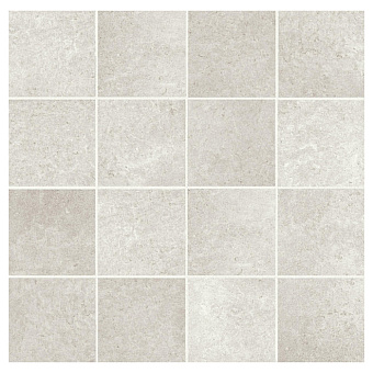 Lea Ceramiche Cliffstone Керамогранит 30x30см, универсальный, неглазурованный, мозаика mosaico 16, цвет: white dover/полуполированный