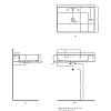 Cielo Enjoy Раковина 70х48х12.5 см, 1 отв., накладная, цвет: серый