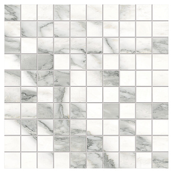 Emilceramica Tele DI Marmo Selection Керамогранит 30x30x0,95см, универсальная, глазурованный, цвет: Mosaico Arabescato Corchia Naturale