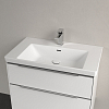 Villeroy&Boch Subway 3.0 Раковина 80х47х16.5см., 1 отв., подвесная, CeramicPlus, с переливом, цвет: белый камень