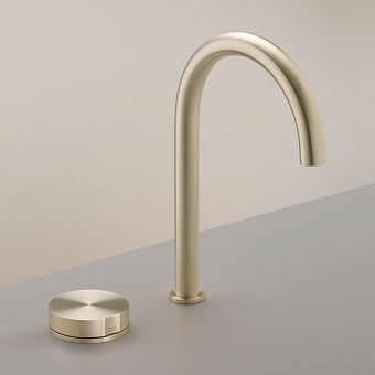 CEA Design GIOTTO Смеситель для раковины, 2 отв., прогрессивный, цвет: PVD золото сатинированное