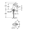 Grohe Eurostyle Смеситель для раковины, на 1 отв., цвет: хром