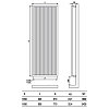 Neoinox Roto Полотенцесушитель 165x80см, водяной для ГВС, цвет: RAL