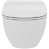 Ideal Standard Idealmood Унитаз подвесной 53.5х36.5см., , AquaBlade® ,с сиденьем и крышкой, цвет: белый