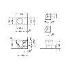 Duravit Starck 3 Унитаз 56x36см, напольный, приставной, с креплением, цвет: белый
