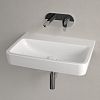 Villeroy&Boch O.novo раковина 65x46x17.5см., без отв., подвесная, без перелива, цвет: альпийский белый