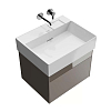 Kerama Marazzi Logica Тумба 56.4x46x40.3см., подвесная, 2 ящика, цвет: песчаный