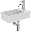 Ideal Standard Extra Раковина 45x25xh12см, подвесная, с 1 отв, Dx, с крепежом, цвет: белый глянец