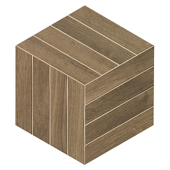 Fap Fapnest Керамогранит, 37,5х43см., фоновая, универсальная, мозаика cube, цвет: oak matt