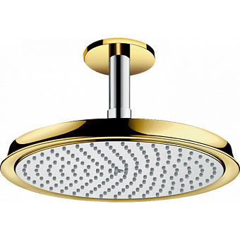 Hansgrohe Raindance Classic Air Верхний душ 1jet (RainAir), d240мм, с потолочным держателем 100 мм, G1/2, цвет: хром/золото