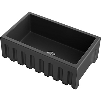 Omoikiri Mikura 76 Кухонная мойка 76x25,4x46см.,встраиваемая, цвет: черный