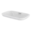 TOTO Neorest Раковина 74.6x44.8x17.3 см, без отв., полувстраиваемая, CeFiONtect, цвет: белый