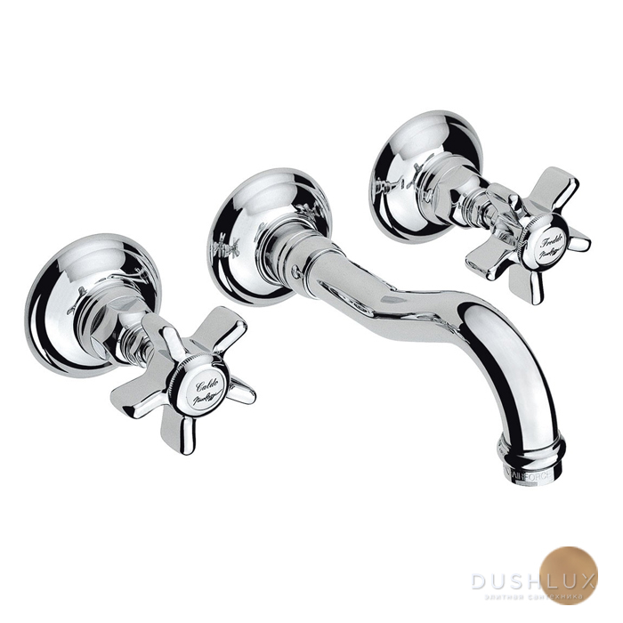 Фото Nicolazzi Dames Anglaises Смеситель для раковины, настенный, цвет: Bronze Plated