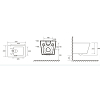 TECEspring R Комплект: унитаз подвесной Regular, безободковый, смыв Torando flush, сиденье Slim с микролифтом и быстрым снятием, цвет: белый