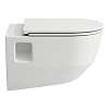 Laufen Pro Комплект подвесной унитаз 53x36x34.5см., сиденье с механизмом мягкого закрывания, безободковый, цвет: белый