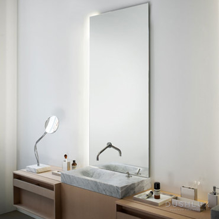 Фото Agape Nudo LED Зеркало настенное 220x40x3.8 см с LED подсветкой