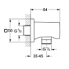 Grohe Rainshower Подключение для душевого шланга, настенный, цвет: белый матовый
