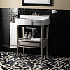 Devon&Devon Elite Плитка из натурального камня 60x60см, универсальная, мрамор, elite 10, цвет: black marquinha/crema marfil