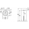 Villeroy&Boch Octagon Раковина 40х40х95 см, без отв., без перелива, цвет: белый