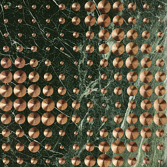 Lithos Design Dissonanze Натуральный камень 120x60x2см, настенный, материал: мрамор macadamia verde tinos/bronze leaf