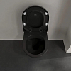 Villeroy&Boch Subway 2.0 Унитаз 37х56х36.5см., подвесной, DirectFlush, CeramicPlus, цвет: Ebony