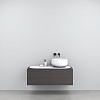 Cielo Delfo Тумба подвесная, с раковиной и столешницей, 113х52хh52см, цвет: Rovere Grigio