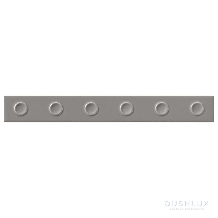 Фото Mutina Punto Керамическая плитка 31.5х4 см, down, настенный, цвет: glossy gris