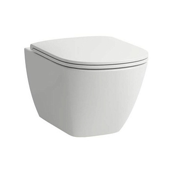 Laufen Lua Унитаз подвесной 52x36см, безободковый, цвет: белый глянцевый