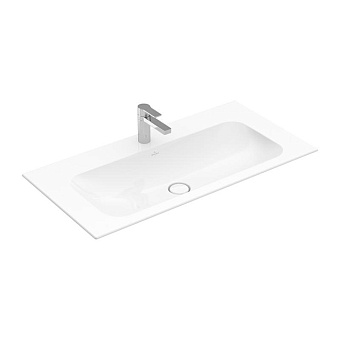 Villeroy Boch Finion Раковина встраиваемая 100х50см., с 1 отв., с антигрязевым покрытием CeramicPlus, цвет: альпийский белый