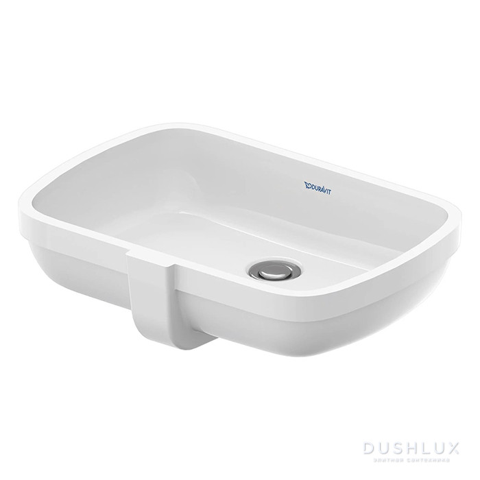 Фото Duravit Qatego Раковина 48x37x15 см, встраиваемая снизу, без отв., цвет: белый