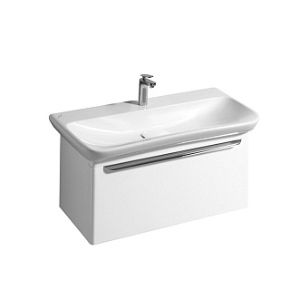 Geberit myDay Тумба с раковиной 88х41х40.5см., подвесная, с 1 выдв. ящиком, цвет: белый