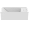 Ideal Standard i.life S Раковина 37x21xh12см, подвесная, с 1 отверстием, Dx, без перелива, цвет: белый матовый